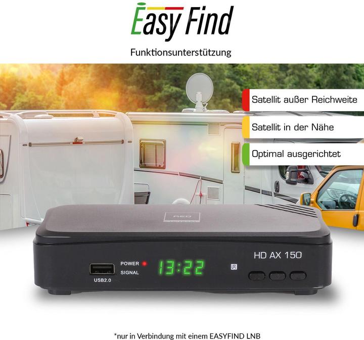 Produktbild Opticum HD AX150 30002 (DVB-S2, CI-Schacht, Festplatte, CI+-Schacht)