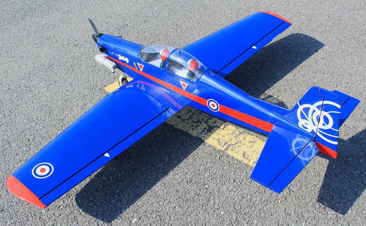 Produktbild Seagull Models ( SG-Models ) Pilatus PC-9 "UK-Airforce" 10cc blau/rot (Kunstflug)