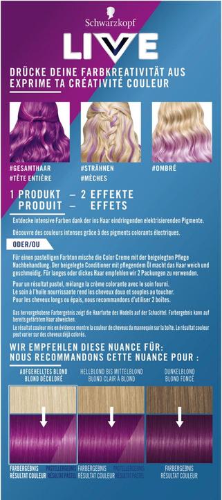Produktbild Schwarzkopf Live Ultra Brights (94 Purple Punk)