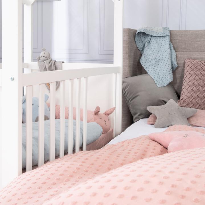 Produktbild Roba Hausbett 60 x 120 cm inkl. Wickelplatte (60 x 120 cm)