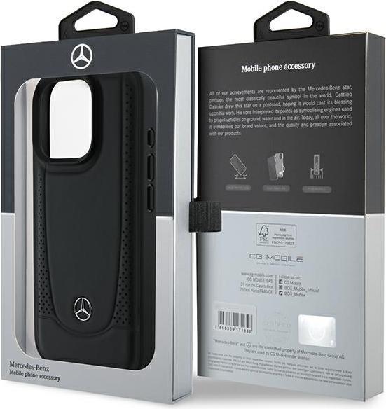 Produktbild Mercedes MEHCP16XARMBK iPhone 16 Pro Max 6.9" czarny/black hardcase Leather Urban (Apple iPhone 16 Pro Max)