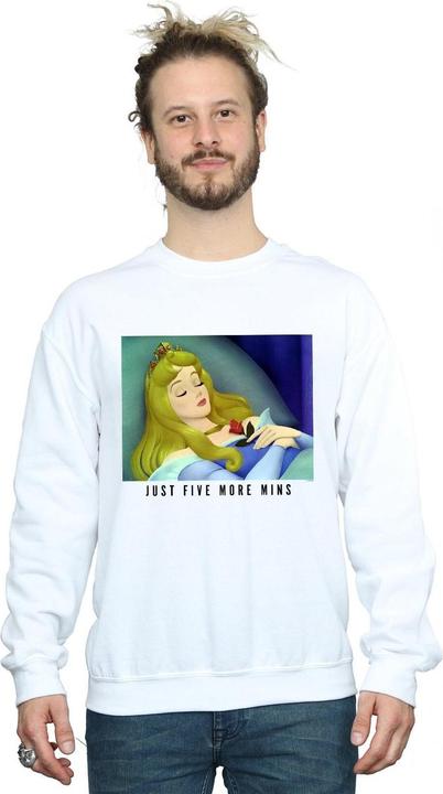 Actual product image Disney Princess Mens Sleeping Beauty Five More Minutes Sweatshirt (M)