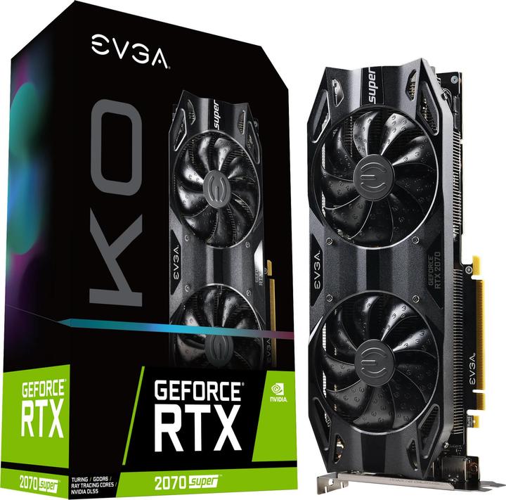Image du produit EVGA GeForce RTX 2070 Super KO Gaming (8 Go)