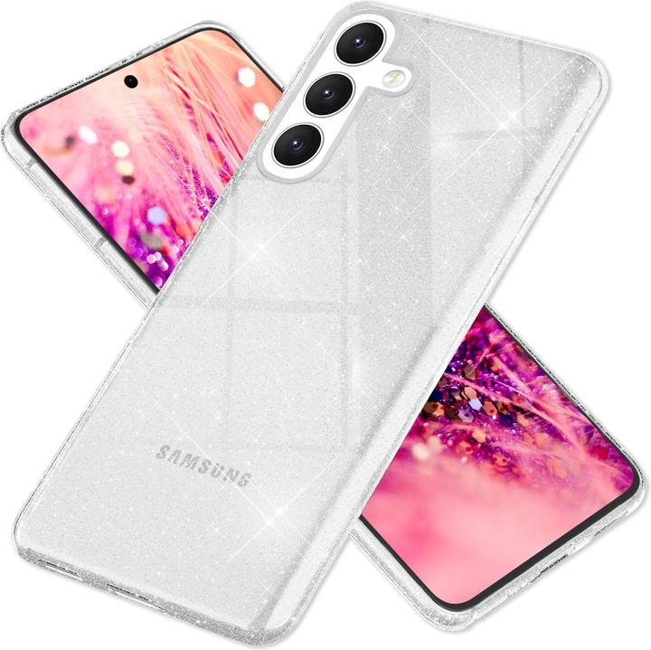 Produktbild Nalia Klare Glitzer Silikon Hülle (Samsung Galaxy S24+)