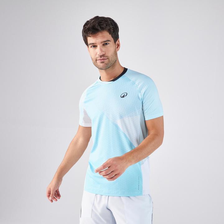 Kuikma Herren Padel T-Shirt technisch - 900 hellblau (XXL)