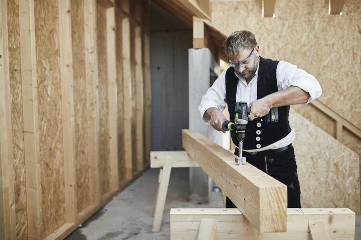 Immagine prodotto Festool Trapano avvitatore con percussione a batteria TPC 18/4 I-Basic (Batteria ricaricabile)