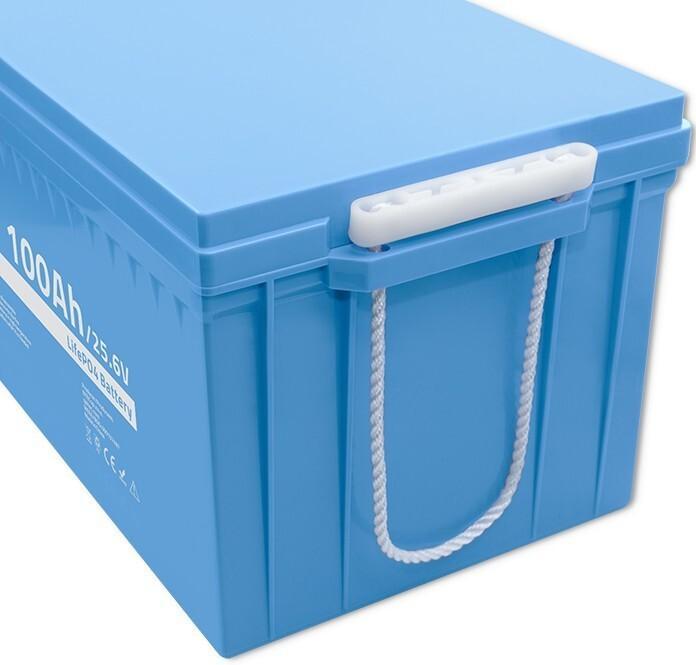 Immagine prodotto Qoltec Accumulatore LiFePO4 Litowo-Żelazowo-Fosforanowy | 25.6V | 100Ah | 2560Wh | BMS (12 V, 200 Ah)