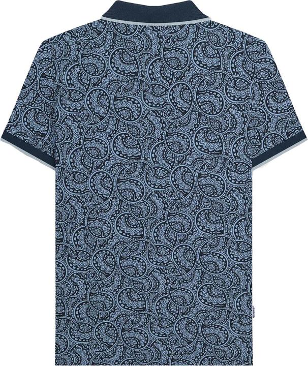 Actual product image Lambretta Mens Paisley Tonal Big & Tall Polo Shirt (3XL)