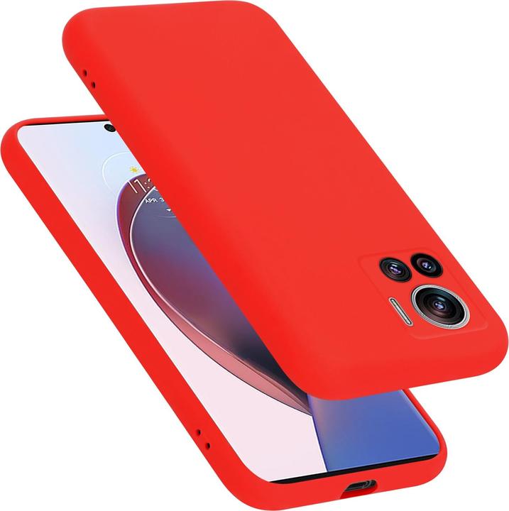 Actual product image Cadorabo TPU Liquid Silicone Case Cover for Motorola EDGE 30 ULTRA / X30 PRO (Motorola Edge 30 Ultra)