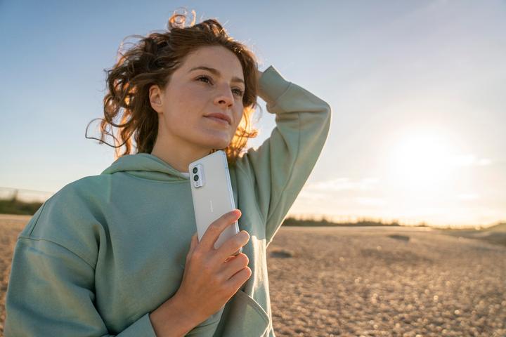 Actual product image Nokia X30 5G (128 GB, Ice White, 6.43", Dual SIM, 50 Mpx, 5G)