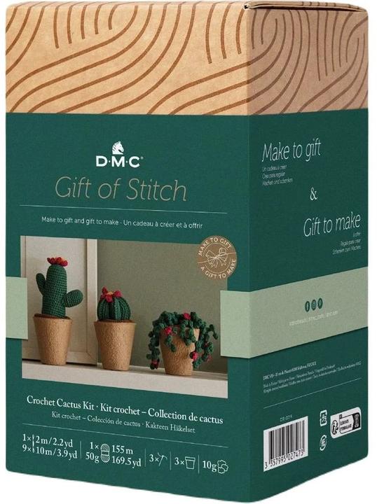 Immagine prodotto DMC Gift of Stitch Set per uncinetto Amigurumi Cactus