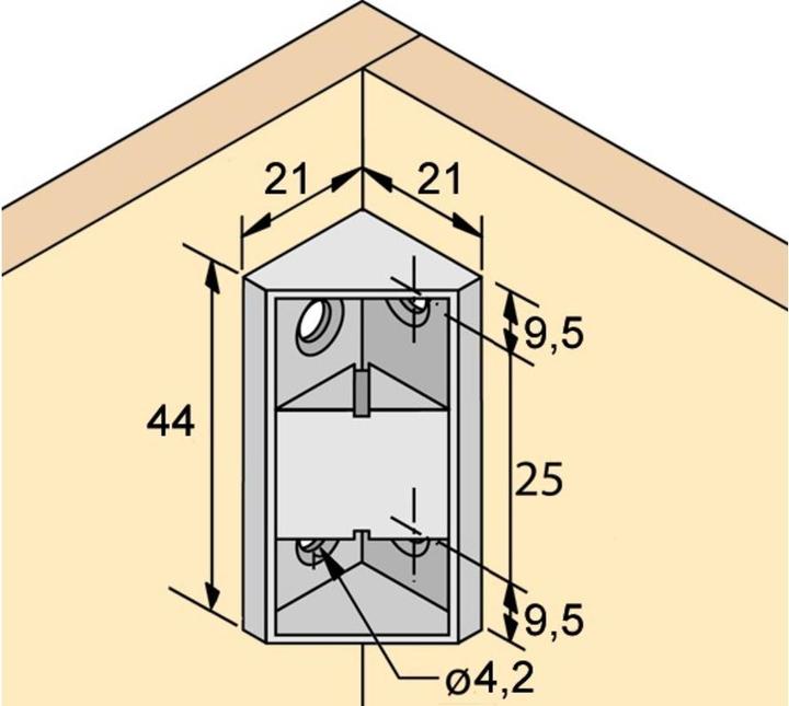 Actual product image EBB corner connectors (Corner connectors, 1 pcs.)