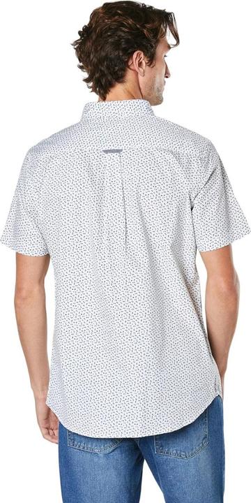 Actual product image Universal Textiles Mens Peak Ditsy Print Short-Sleeved Shirt (XL)