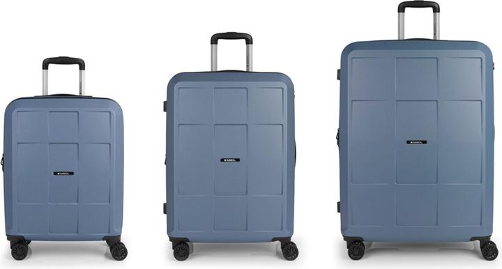 Gabol Montreal 4 Rollen Kofferset 3-teilig mit Dehnfalte (121 l, XL (ab 115l))