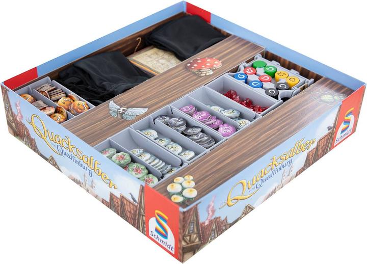 Actual product image Feldherr QUAK-3D - Organiser for The Quacksalvers of Quedlinburg + The Herbal Witches - Basic Game Box