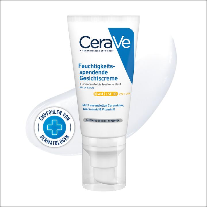 Actual product image CeraVe Crème hydratante visage SPF30 crème (52 ml, Day cream, SPF 25)