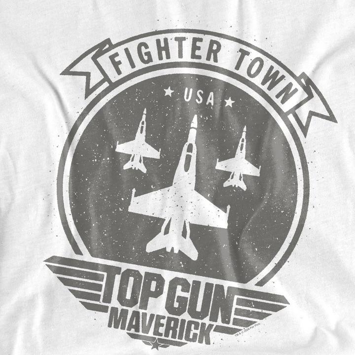 Actual product image Top Gun: Maverick Unisex Adult Fighter Town T-Shirt (XL)