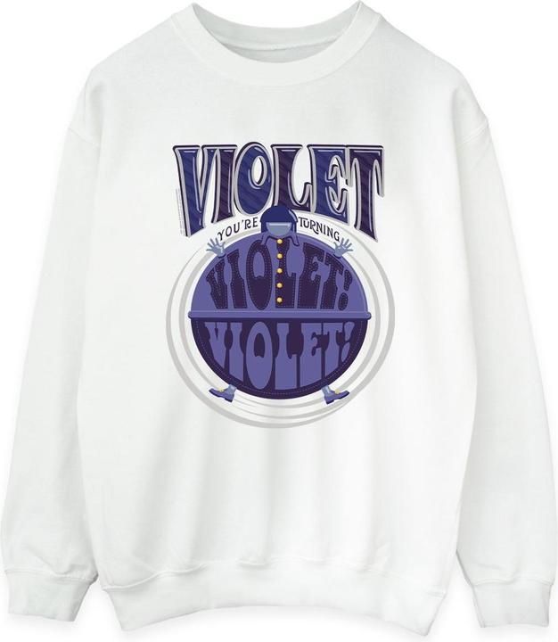 Image du produit Willy Wonka & the Chocolate Factory - Sweat VIOLET TURNING VIOLET - Femme (XL)