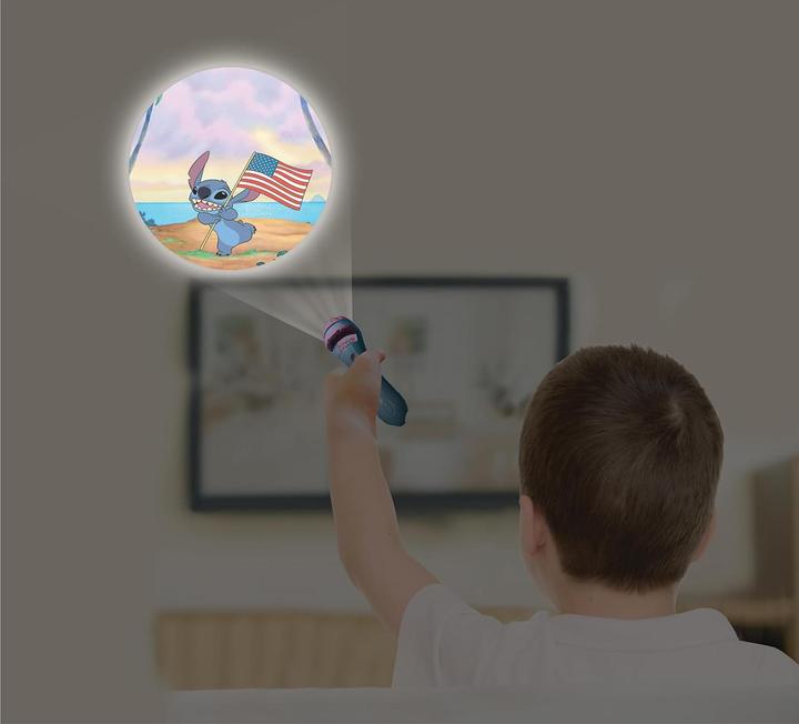 Image du produit Lexibook Projecteur et lampe de poche Stitch Story Violet