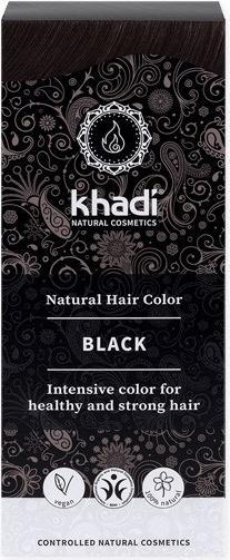 Actual product image Khadi Plant Hair Color (Black)