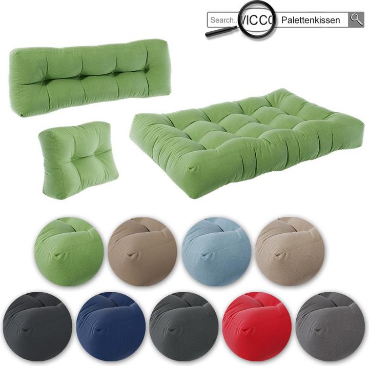 Image du produit Vicco Palettenkissen Flocken (60 x 40 x 20 cm)