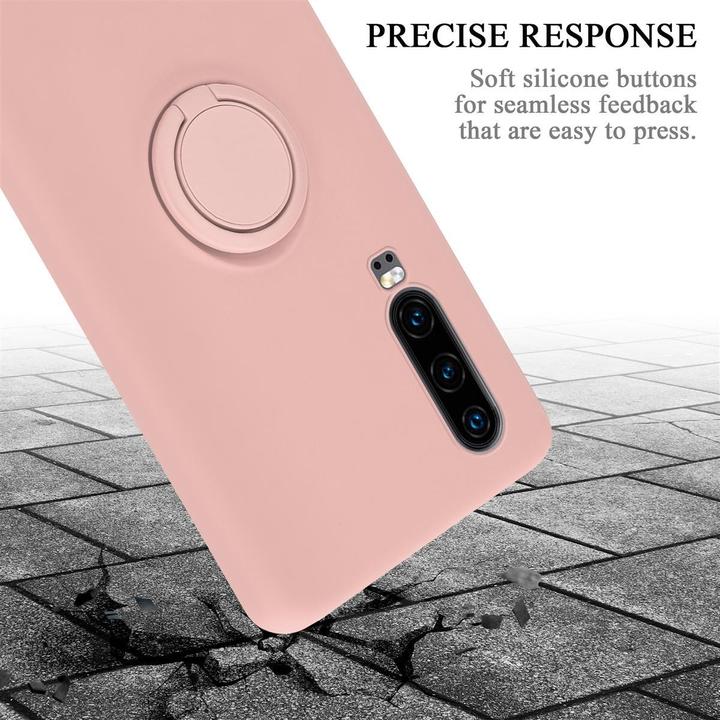 Productafbeelding Cadorabo TPU Vloeibare Ring Silicone Hoesje (Huawei P30)