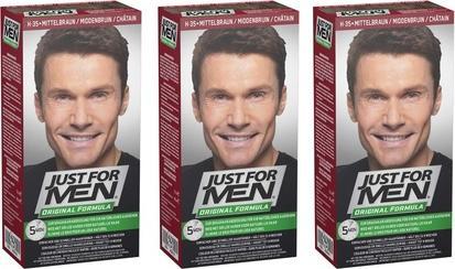 Image du produit Just For Men Shampooing colorant de soin brun moyen, 60 ml de shampooing (60 ml)