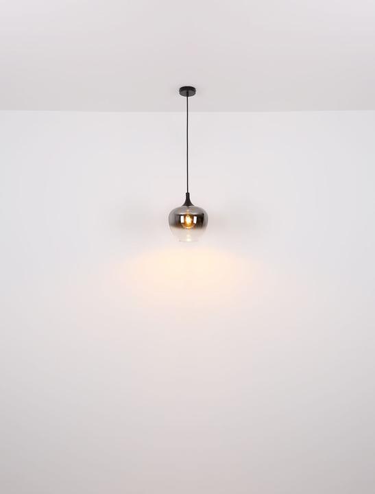 Actual product image Globo Pendant lamp Maxy black matt 6xE27 (E27)
