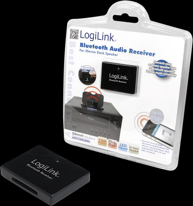 Image du produit LogiLink BT0021 - Dongle Bluetooth pour station d'accueil iPhone/iPod (Récepteur)