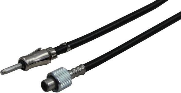 Produktbild AIV 150168 Teleskop-Antenne AM/FM 38° VW T4 - 95 cm - M10x0.75 - 1.75m Kabel mit DIN Stecker