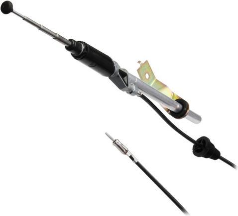 Produktbild AIV 150168 Teleskop-Antenne AM/FM 38° VW T4 - 95 cm - M10x0.75 - 1.75m Kabel mit DIN Stecker