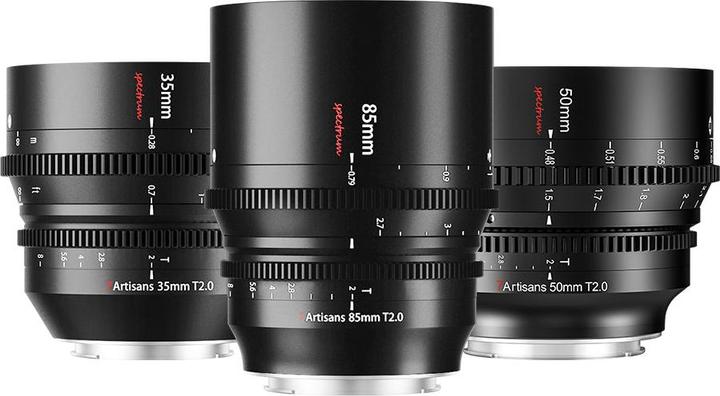 Immagine prodotto 7artisans Spectrum 50mm T2.0 con attacco L (L-mount, Full-frame)