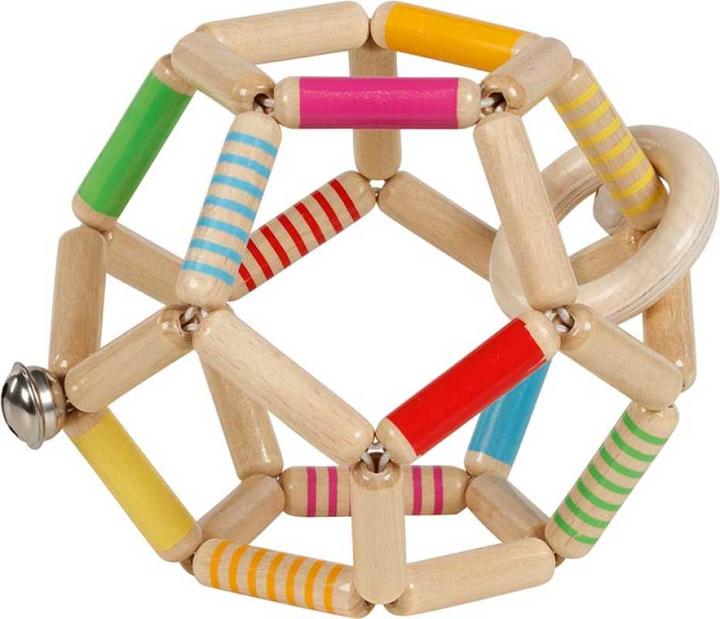 Produktbild Goki Greifling Elastik Ball gestreift