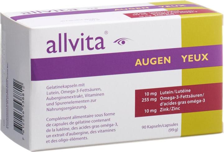 Produktbild Allvita Augen (90 Stück, Kapseln, 146 g)