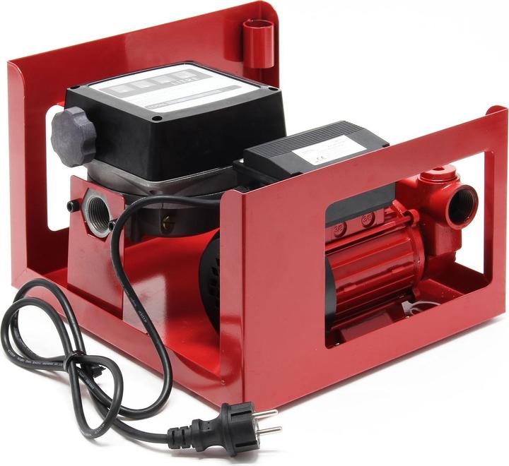 Image du produit Wiltec Pompe à Fuel ou Gasoil bio Autoaspirante 230V/600W 40l/min Mobile Pistolet Auto.