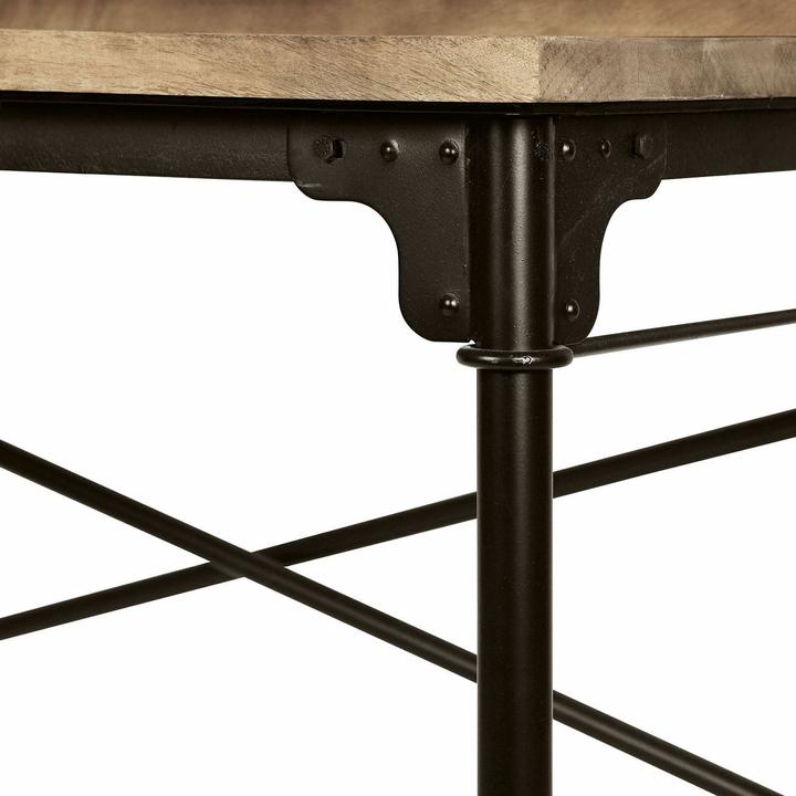 Produktbild Loberon Schreibtisch Leognan braun/schwarz (117 x 65 x 103 cm)