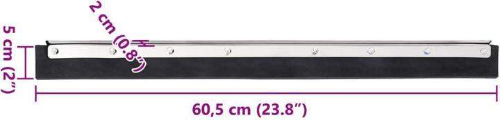 Actual product image VidaXL Floor squeegee and rubber (1 pcs.)