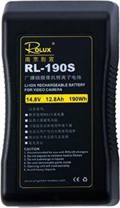 Produktbild Rolux V-Mount Akku RL-190S 190Wh 14,8V 12800mAh (1 Stk., 19000 mAh, Akku)