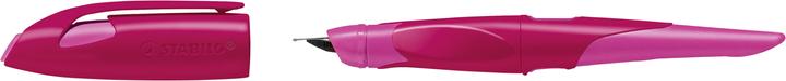 Produktbild STABILO EASYbirdy ergonomischer Schulfüller für Rechtshänder Anfänger-Feder (Pink, Beere, 1 x)