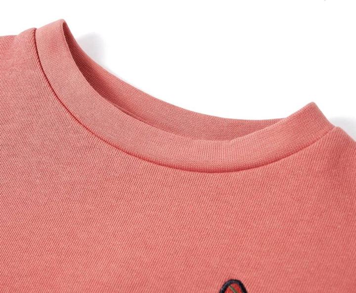 Produktbild VidaXL Kinder-Sweatshirt mit Farbblock Rosa 128,Material: 80 (128)