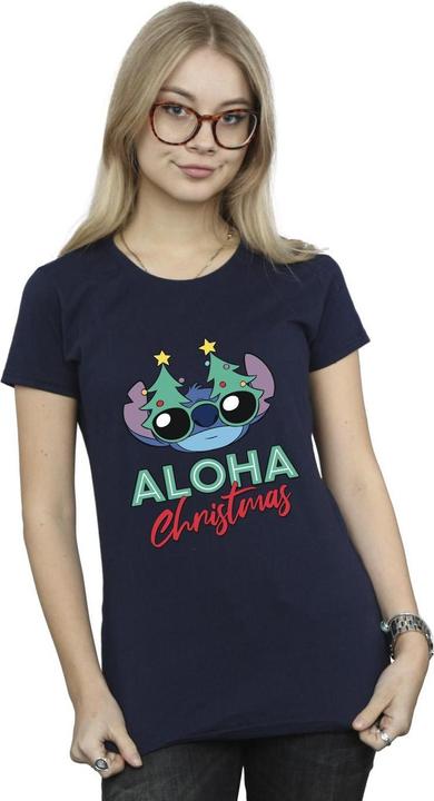Produktbild Disney Lilo And Stitch Christmas Tree Shades TShirt (M)