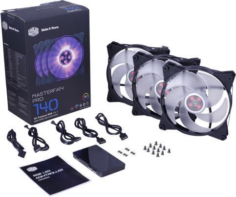 Actual product image Cooler Master Case fan CM Masterfan Pro 140 AP RGB 3 (140 mm, 3 x)