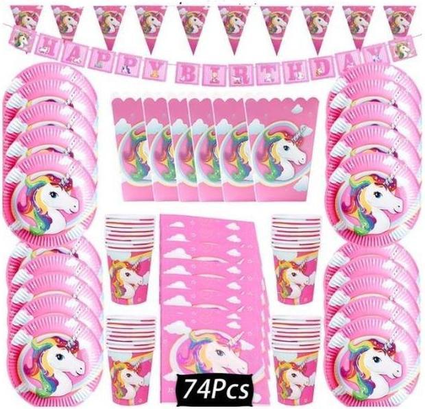 Actual product image MU Style Disposable crockery for children's birthday (1 x)