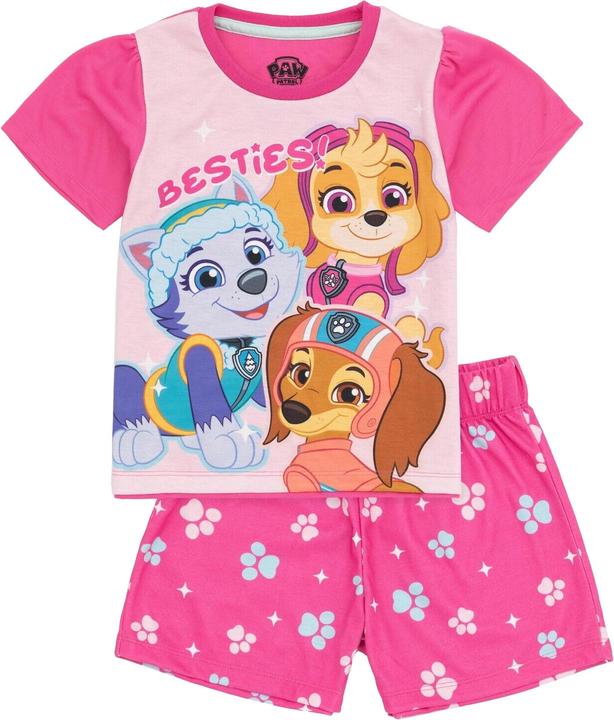 Immagine prodotto Paw Patrol Completo Pigiama Corto Ragazze Misura Confezione 2 (116)