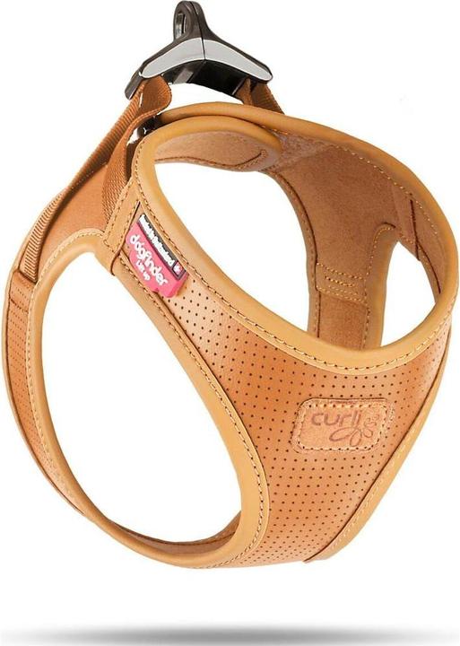 Curli Geschirr Apfelleder, XS, Braun (XS, Hund, Allgemein)