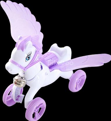 Actual product image Activity Board Pram toy, horse with movable wings, Pegasus push, movable toy