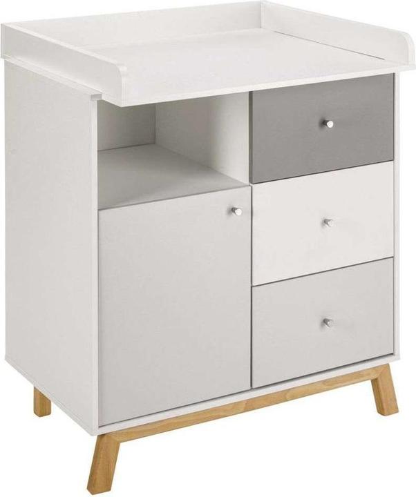 Produktbild Schardt VEGAS Komplettzimmer aus Kombi-Kinderbett, Umbauseiten, Wickelkommode, Schrank (Kinderkleiderschrank)