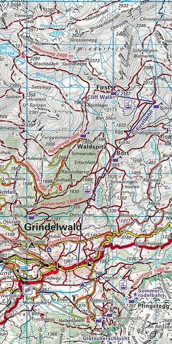 Produktbild Wanderkarte 31 Jungfrau-Region - Brienzersee