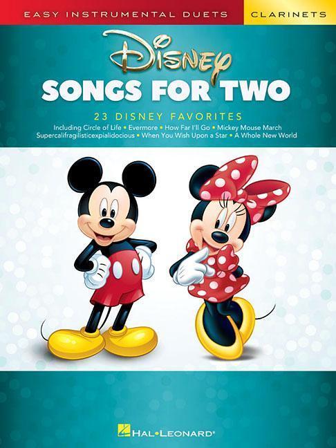 Immagine prodotto Disney Interactive Studios Canzoni per due clarinetti: Duetti strumentali facili (Inglese, Hal Leonard Publishing Corporation, 2018)