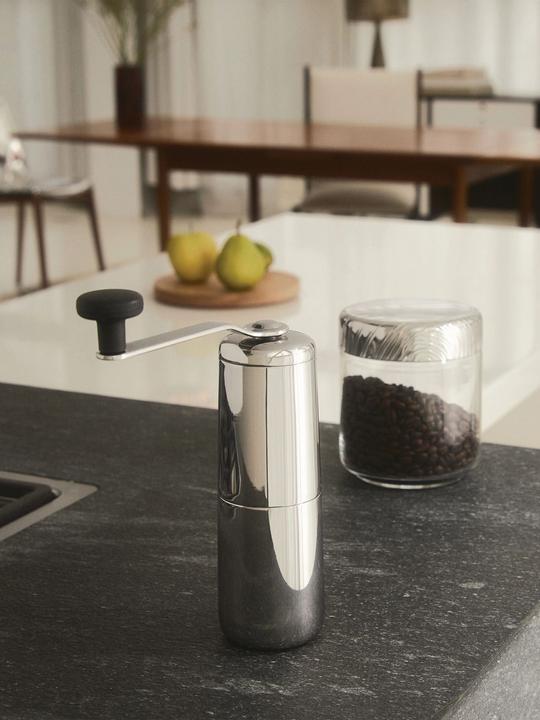 Actual product image Alessi Coffee grinder SLOW COFFEE silver-coloured
